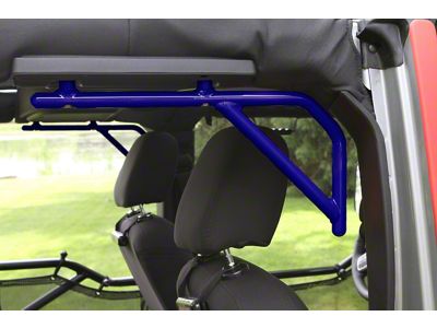 Steinjager Rigid Wire Form Rear Grab Handles; Southwest Blue (07-18 Jeep Wrangler JK 4-Door)
