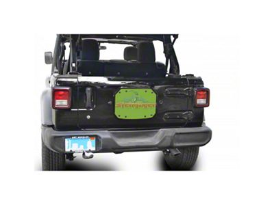Steinjager Spare Tire Carrier Delete Plate; Gecko Green (18-25 Jeep Wrangler JL)