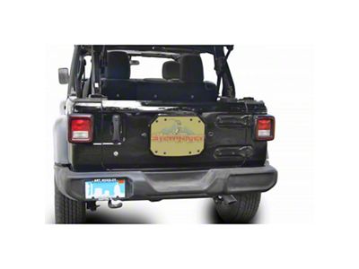 Steinjager Spare Tire Carrier Delete Plate; Military Beige (18-25 Jeep Wrangler JL)
