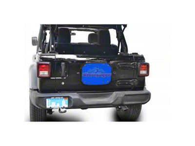 Steinjager Spare Tire Carrier Delete Plate; Playboy Blue (18-25 Jeep Wrangler JL)