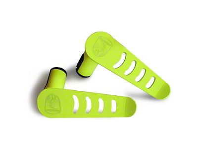 Steinjager Stationary Foot Pegs; Gecko Green (07-18 Jeep Wrangler JK)