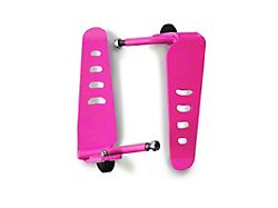 Steinjager Stationary Foot Pegs; Hot Pink (97-06 Jeep Wrangler TJ)