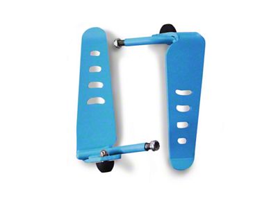 Steinjager Stationary Foot Pegs; Playboy Blue (97-06 Jeep Wrangler TJ)