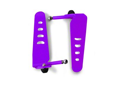 Steinjager Stationary Foot Pegs; Sinbad Purple (97-06 Jeep Wrangler TJ)