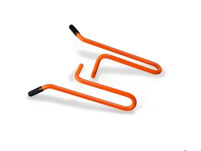 Steinjager Stationary Foot Rest Kit; Fluorescent Orange (97-06 Jeep Wrangler TJ)