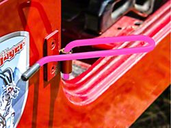 Steinjager Stationary Foot Rest Kit; Hot Pink (87-95 Jeep Wrangler YJ)