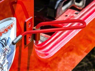 Steinjager Stationary Foot Rest Kit; Red Baron (87-95 Jeep Wrangler YJ)