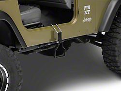 Steinjager Stirrup Step; Black (97-06 Jeep Wrangler TJ)