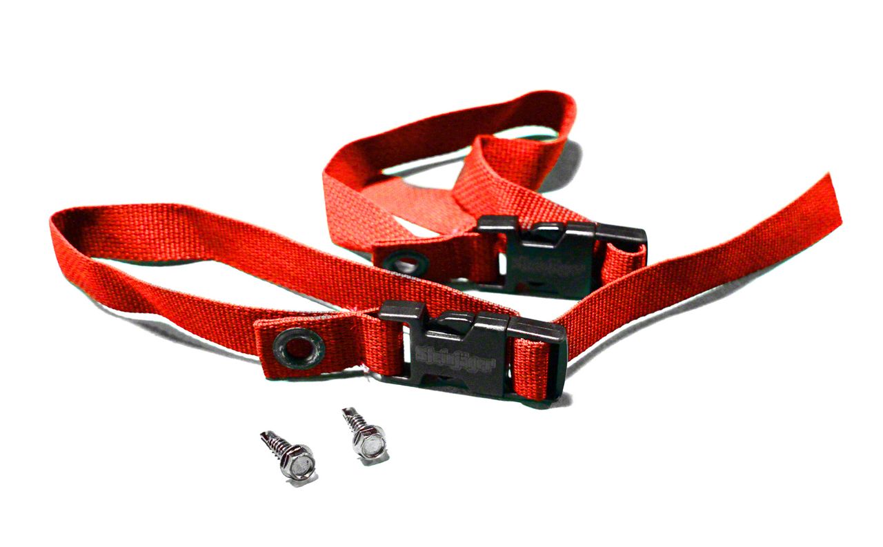 Steinjager Jeep Wrangler Sway Bar Disconnect Hanger Red J0043961 (9706 Jeep Wrangler TJ)