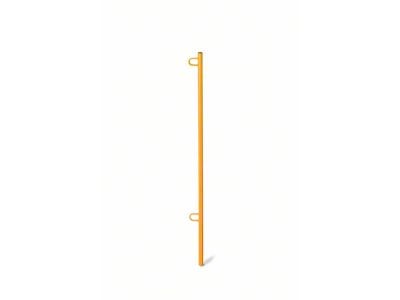 Steinjager 3.80-Foot Flag Pole Kit; Fluorescent Orange (Universal; Some Adaptation May Be Required)