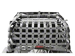 Steinjager Teddy Top Cargo Net Kit; Gray (87-95 Jeep Wrangler YJ)