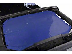 Steinjager Teddy Top Front Seat Solar Screen Cover; Blue (07-09 Jeep Wrangler JK)