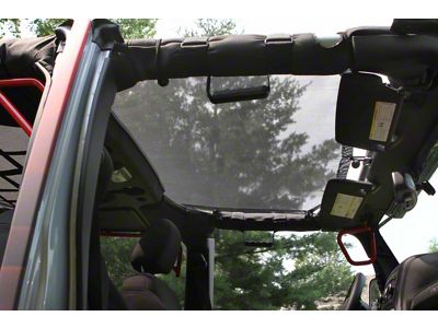 Steinjager Teddy Top Solar Screen Cover; Blue (07-09 Jeep Wrangler JK 4-Door)