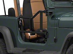 Steinjager Trail Tube Doors; Black (87-95 Jeep Wrangler YJ)