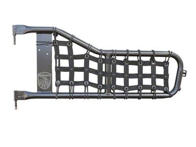 Steinjager Tube Door Cargo Net Covers; Black (87-95 Jeep Wrangler YJ)