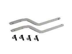 Steinjager Tube Door Mirror Legs; Gray Hammertone (97-06 Jeep Wrangler TJ)