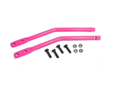 Steinjager Tube Door Mirror Legs; Hot Pink (07-18 Jeep Wrangler JK)