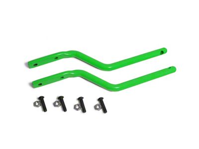 Steinjager Tube Door Mirror Legs; Neon Green (97-06 Jeep Wrangler TJ)