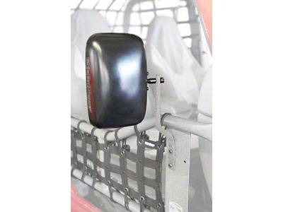 Steinjager Tube Door Mirrors; Gray Hammertone (87-95 Jeep Wrangler YJ)