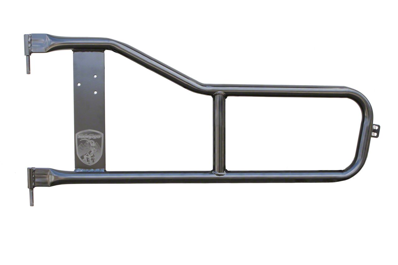 Steinjager Jeep Wrangler Trail Tube Doors - Black J0043574