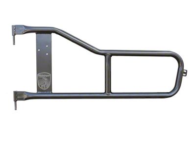 Steinjager Tube Doors; Bare Metal (87-95 Jeep Wrangler YJ)