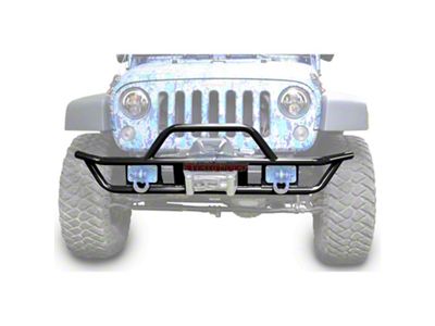 Steinjager Tube Front Bumper; Bare Metal (07-18 Jeep Wrangler JK)