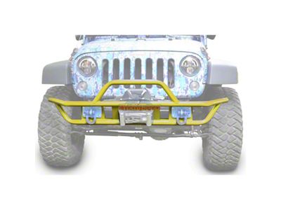 Steinjager Tube Front Bumper; Lemon Peel (07-18 Jeep Wrangler JK)