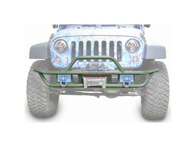 Steinjager Tube Front Bumper; Locas Green (07-18 Jeep Wrangler JK)