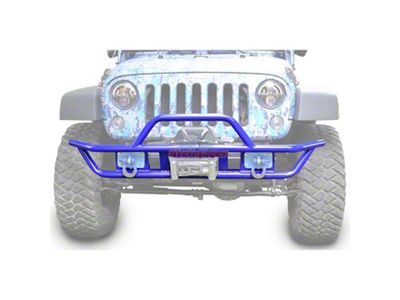 Steinjager Tube Front Bumper; Southwest Blue (07-18 Jeep Wrangler JK)