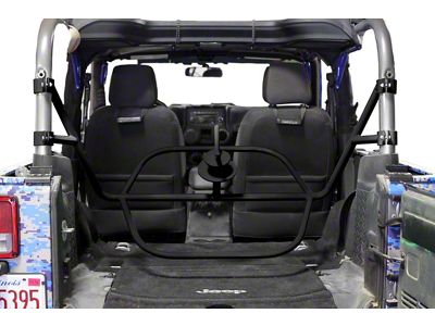 Steinjager Internal Spare Tire Carrier; Bare Metal (07-18 Jeep Wrangler JK 2-Door)