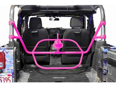Steinjager Internal Spare Tire Carrier; Hot Pink (07-18 Jeep Wrangler JK 2-Door)