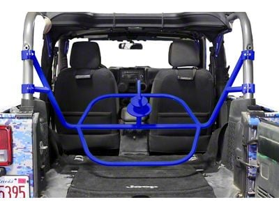 Steinjager Internal Spare Tire Carrier; Southwest Blue (07-18 Jeep Wrangler JK 2-Door)