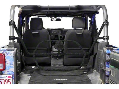 Steinjager Internal Spare Tire Carrier; Texturized Black (07-18 Jeep Wrangler JK 2-Door)
