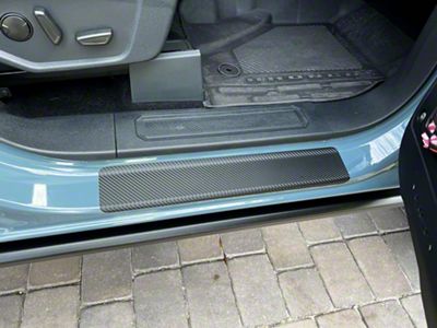 StickerFab Door Sill Protectors; Gold (21-25 Bronco 4-Door)