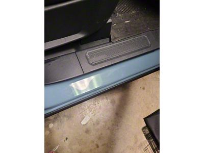 StickerFab Door Sill Protectors; Mint (21-25 Bronco 4-Door)