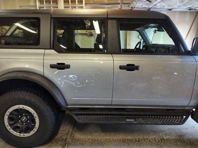 StickerFab EZ Install Door Cup Protectors; Gloss Black (21-25 Bronco)
