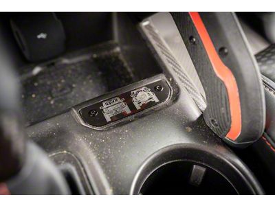 StickerFab Laser Series Acrylic Shifter Trim Insert; Blueprints (21-25 Bronco)