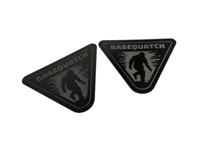 StickerFab Laser Series Basequatch Fender Emblems (21-25 Bronco)