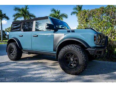 StickerFab Topo Fender Overlays; Gloss (21-25 Bronco)