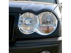 Headlight Accent Covers; Unpainted (05-07 Jeep Grand Cherokee WK)