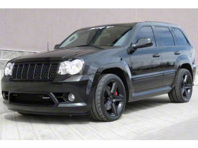Stillen Headlight Accent Covers; Unpainted (08-10 Jeep Grand Cherokee WK)