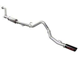 Single Exhaust System with Black Tip; Rear Exit (24-25 Tacoma, Excluding Double Cab w/ 6-Foot Bed)