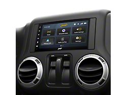 Stinger 6.80-Inch Double DIN Plug-and-Play Radio Kit (07-18 Jeep Wrangler JK)