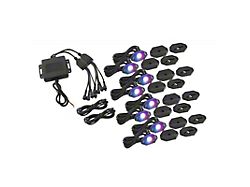 Stinger Off-Road Bluetooth Wireless RGB LED Rock Light Kits; 8-Piece Kit (07-25 Jeep Wrangler JK & JL)
