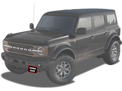 Sto N Sho Detachable Front License Plate Bracket (21-25 Bronco w/ Capable Plastic Front Bumper)