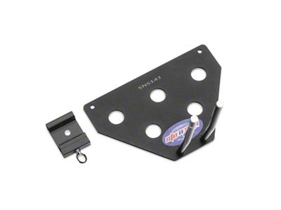 Sto N Sho Detachable Front License Plate Bracket for Metal Bumpers (20-25 Jeep Gladiator JT Launch Edition, Mojave, Rubicon)