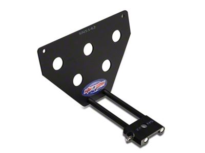 Sto N Sho Detachable Front License Plate Bracket for Metal Bumpers (12-18 Jeep Wrangler JK)
