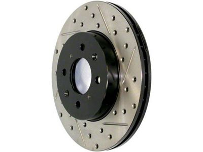 StopTech Sportstop Cryo Drilled and Slotted 6-Lug Rotor; Front Passenger Side (03-09 4Runner w/ 12.56-Inch Front Rotors)