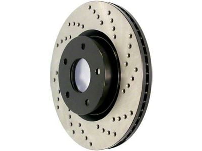 StopTech Sportstop Cryo Sport Drilled Rotor; Front Passenger Side (1999 Jeep Cherokee XJ w/ 3-Inch Cast Rotors; 00-01 Jeep Cherokee XJ)