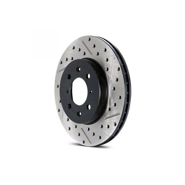 StopTech Jeep Grand Cherokee Sport Cross-Drilled and Slotted Rotor ...
